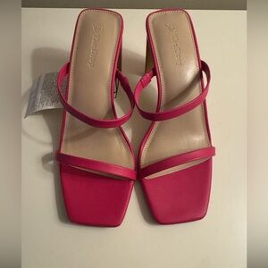 Pink Heeled Women's Sandals